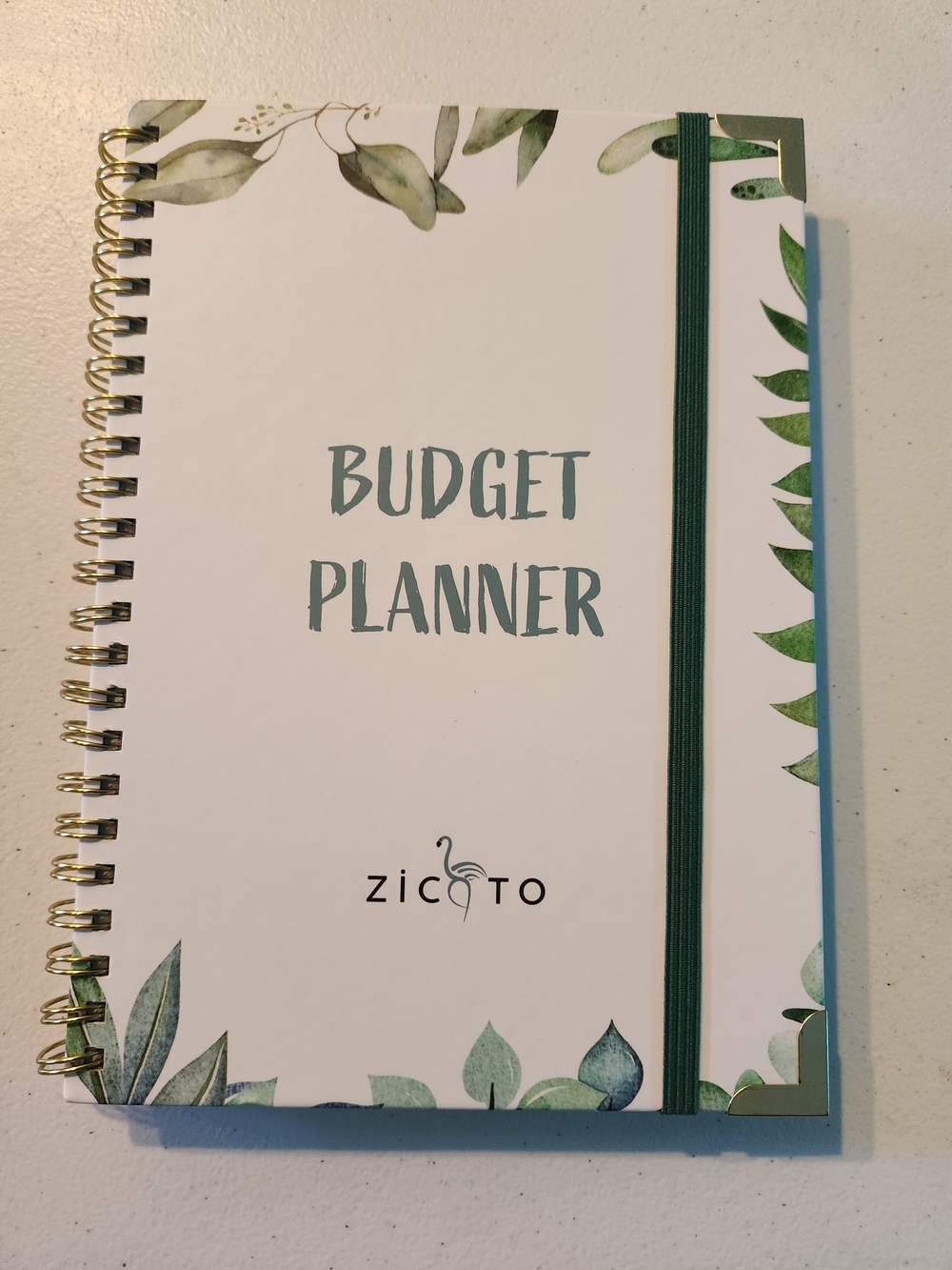 Zicoto Green Budget Planner Notebook
